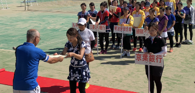 関東実業団対抗テニスリーグ戦　表彰式
